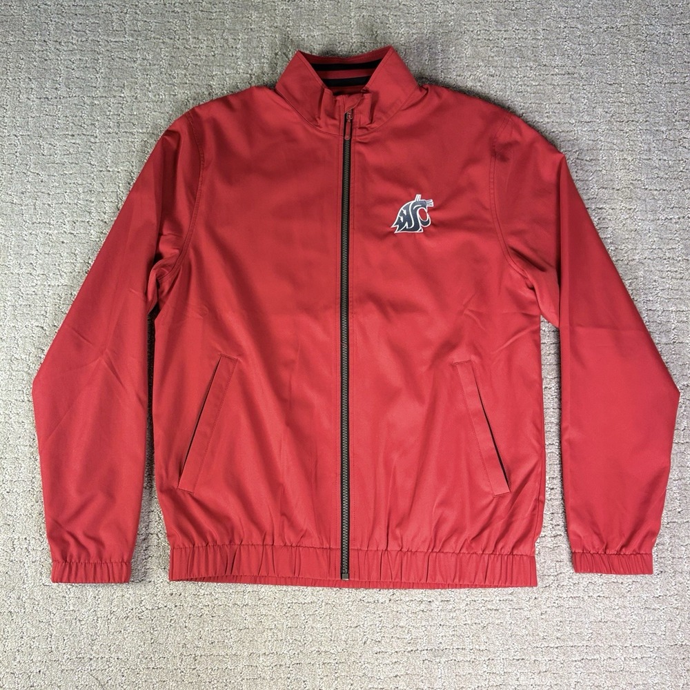 Cutter & Buck Washington State Cougars Weather Tec Full Zip Jacket size S